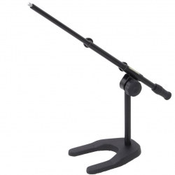 STIM Statyw do mikrofonu na biurko z długim teleskopowym ramieniem stabilny M-02